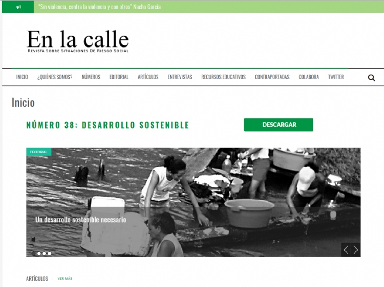 Nueva web de la revista ‘En la calle’