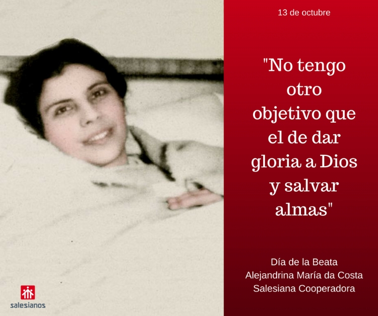 En el día de la Beata Alejandrina María da Costa