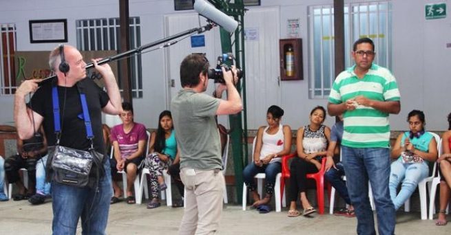 Ciudad Don Bosco de Colombia, todos presentes en la Misa del Papa
