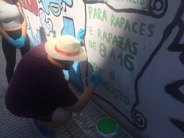 30º Campamento Urbano de la Asociación Xuvenil Amencer en Ourense