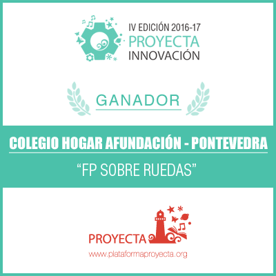“FP sobre ruedas” premiado por Plataforma Proyecta de Vigo