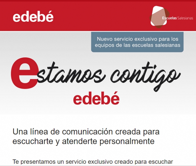 edebé crea un canal de comunicación para las Escuelas Salesianas