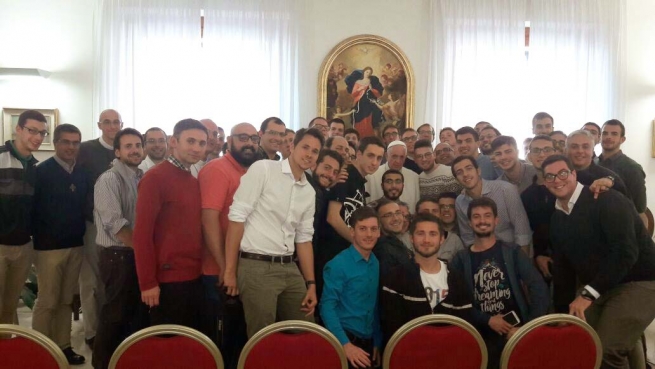 El Papa Francisco recibe a los novicios y prenovicios salesianos