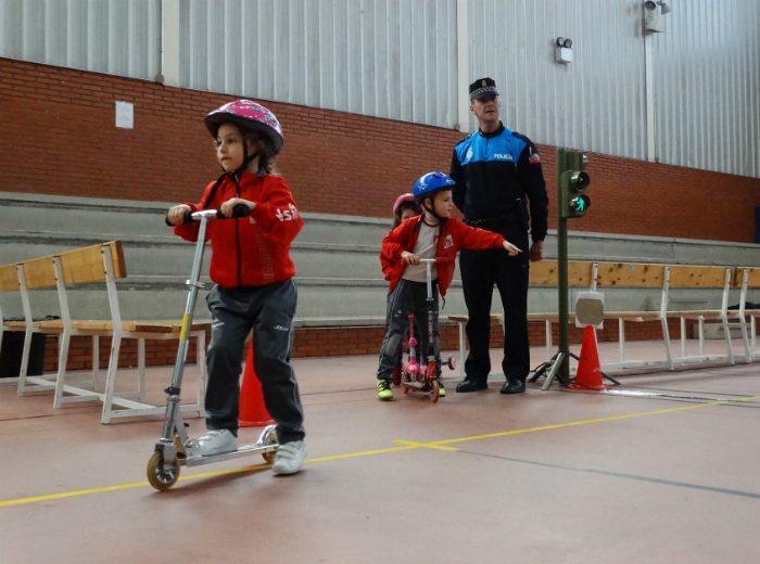 Educación física y educación vial, fusionadas en Avilés