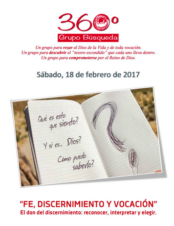 Grupo Búsqueda 360º: Fe, discernimiento y vocación