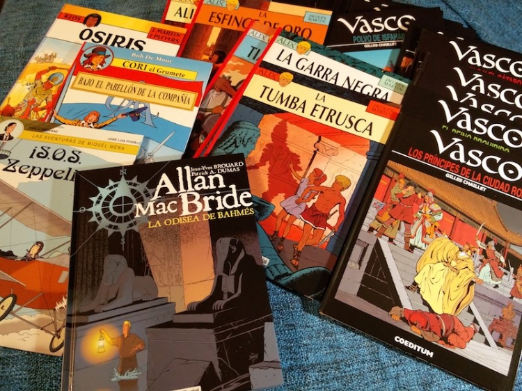 Recibida una donación de Cómics históricos