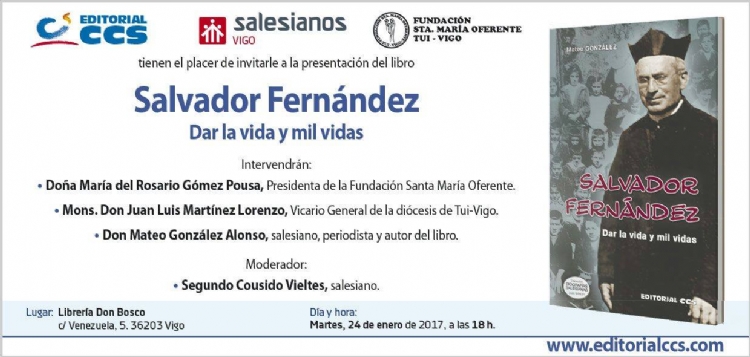 Un nuevo libro para redescubrir al salesiano mártir Salvador Fernández