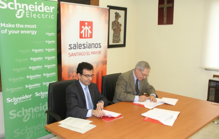 Salesianos y Schneider Electric firman un acuerdo de colaboración para la Formación Profesional