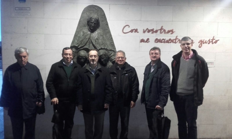 Don Ivo Coelho visita Salesianos Carabanchel