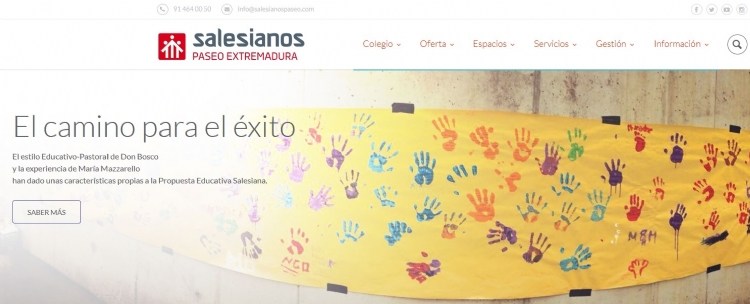 Salesianos Paseo de Extremadura estrena su nueva web