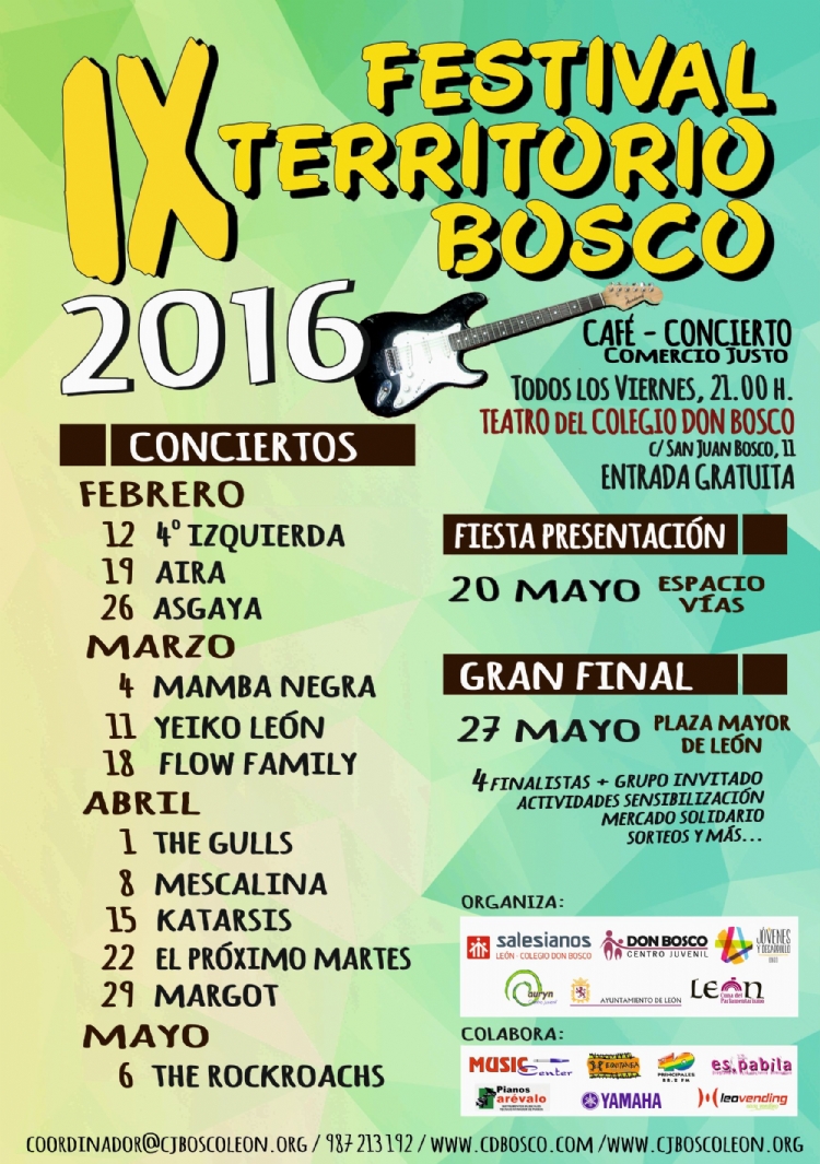 Arranca el 9.º Festival Territorio Bosco con doce grupos en vivo