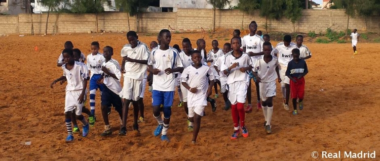 Alumnos salesianos de Senegal reciben formación del Real Madrid