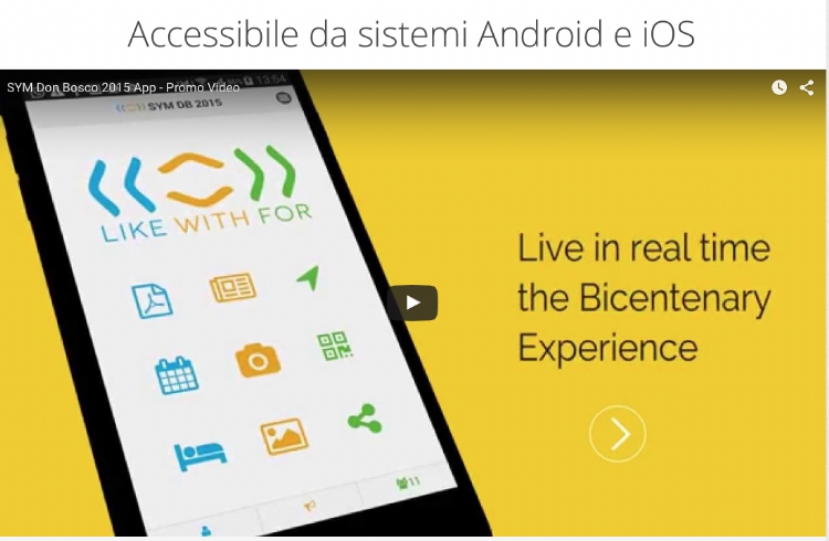 APP para seguir el SYM Don Bosco 2015