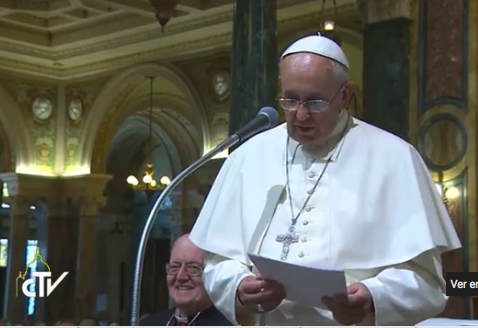 Las Palabras que escribió el Papa Francisco