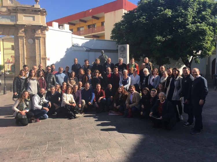 Responsables y gestores  de Proyectos Europeos Salesianos, en Sevilla