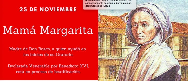 25 de noviembre: día de Mamá Margarita