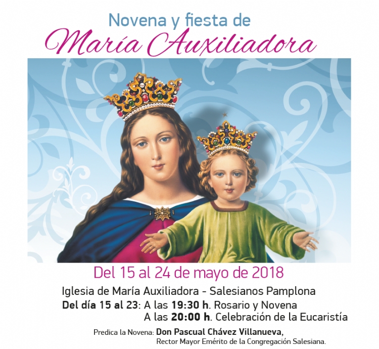 Pascual Chávez presidirá la Novena de María Auxiliadora en Pamplona