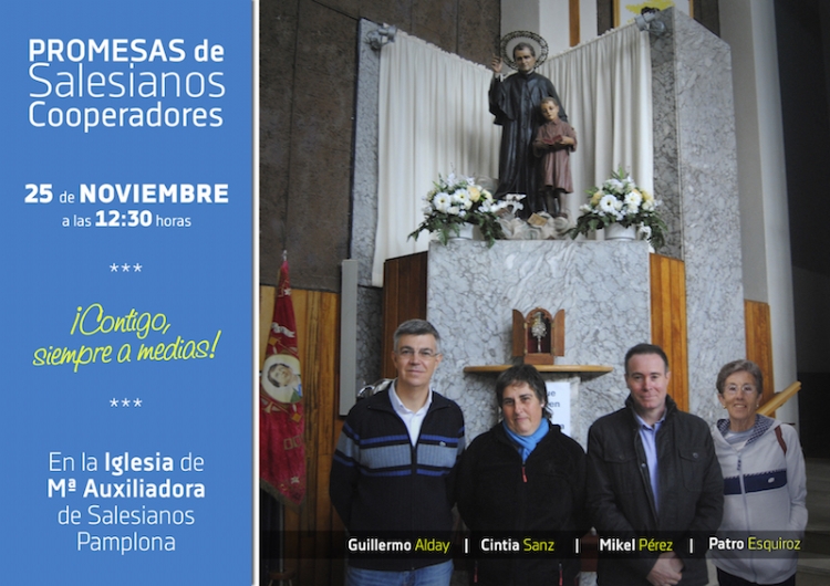 4 Promesas de Salesianos Cooperadores en Salesianos Pamplona