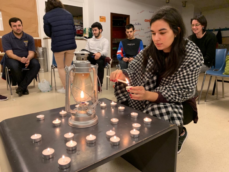 Asamblea de Navidad de Centro Juvenil Abertal en Vigo