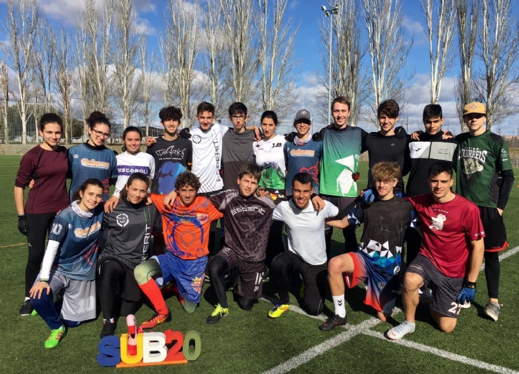 La Selección Española de “Ultimate Frisbee” en Salesianos Pizarrales