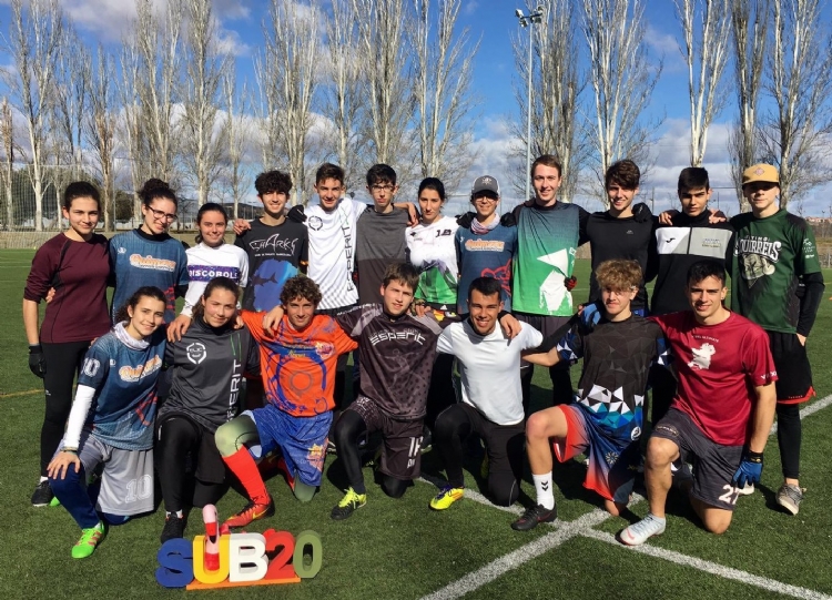 La Selección Española de “Ultimate Frisbee” en Salesianos Pizarrales