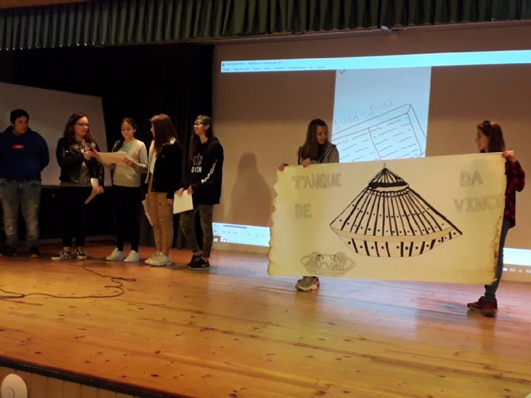 Homenaje a Leonardo Da Vinci en el Colegio Don Bosco de León