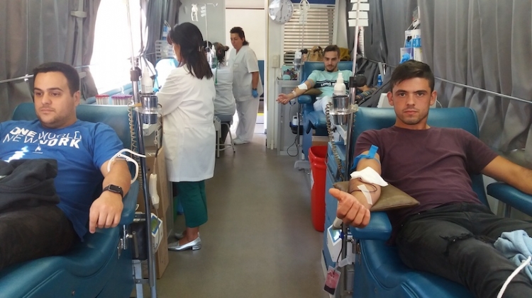 Donación de sangre en el Colegio Hogar Afundación de Vigo