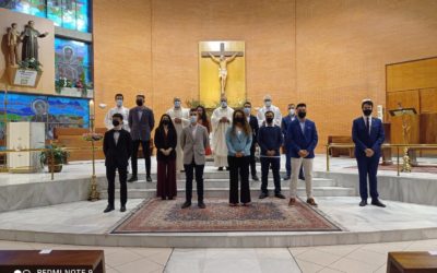 9 jóvenes de Salesianos Paseo se confirman en la parroquia San Juan Bosco de Madrid