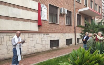 Reinauguración de la lápida de los Mártires Salesianos de Carabanchel